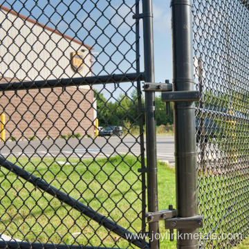 Green Vinyl Chain Link Fence Fabirc